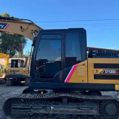 Excavadora hidráulica usada SANY135C Equipamento de construção usado