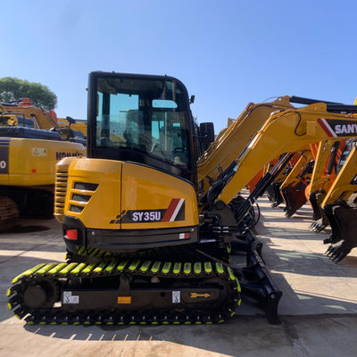 Excavadora hidráulica usada SANY 35U Máquina de movimentação de terra 3780 kg