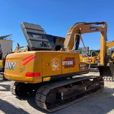 Excavadora SANY SY135 Usada Excavadora de alta resistência antiga hidráulica