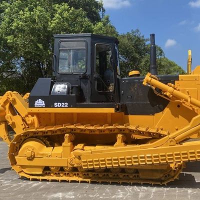 162KW Usado SHANTUI SD22 Bulldozer de rastreador Equipamento agrícola de construção
