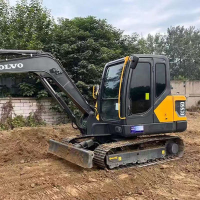 2000rpm 36,5kw Excavadora VOLVO EC55D Usada Equipamento de construção de segunda mão