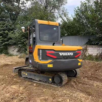 2000rpm 36,5kw Excavadora VOLVO EC55D Usada Equipamento de construção de segunda mão