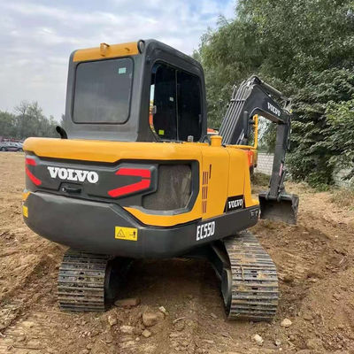 2000rpm 36,5kw Excavadora VOLVO EC55D Usada Equipamento de construção de segunda mão