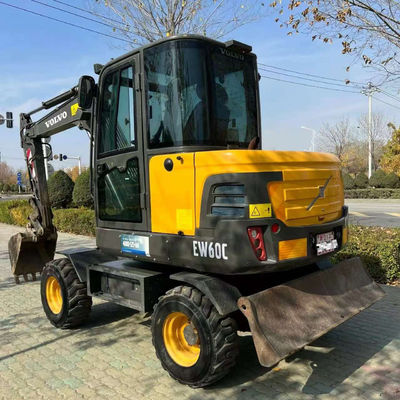 VOLCO EC60 Excavadora Usada Máquina Multifuntcional Escavadora de Segunda Mão