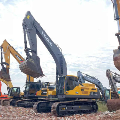 Equipamento de escavadeira hidráulica usada VOLVO EC480 Eficiente em termos de consumo de combustível para demolição