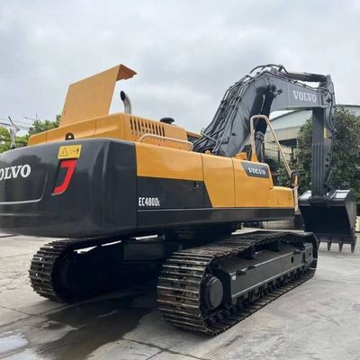 Construção 89HP Excavadora Usada Excavadora Volvo 480 Excavadora Mover Terra Segunda mão