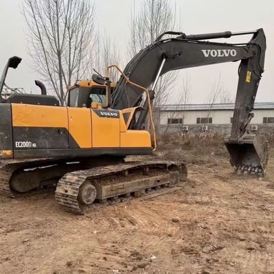 66kW Excavadora Hidráulica Usada Excavadora VOLVO 200D Equipamento de Construção