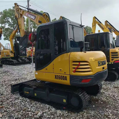 Excavadora de construção pesada usada de 36,2W XCMG XE60 Excavadora de segunda mão