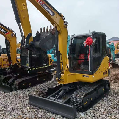 Excavadora de construção pesada usada de 36,2W XCMG XE60 Excavadora de segunda mão