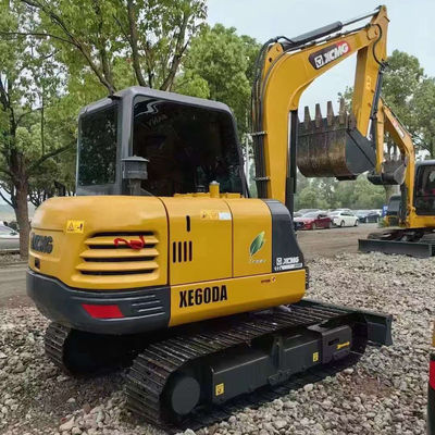 Excavadora de construção pesada usada de 36,2W XCMG XE60 Excavadora de segunda mão