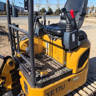 XCMG XE17U mini escavadeira hidráulica de segunda mão para construção de minas