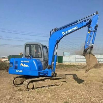 35.5kw Crawler Máquinas de construção usadas Excavadora de segunda mão TRONG GC68
