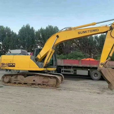 SUMITOMO SH200 Excavadora de rastreador usada 103kW Equipamento de escavação baixo consumo