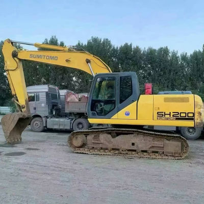 SUMITOMO SH200 Excavadora de rastreador usada 103kW Equipamento de escavação baixo consumo