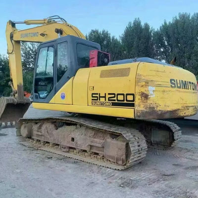 SUMITOMO SH200 Excavadora de rastreador usada 103kW Equipamento de escavação baixo consumo