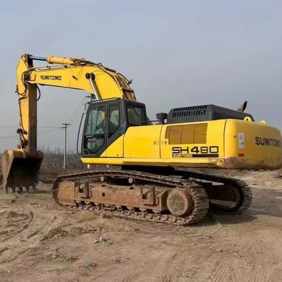 Equipamento de construção usado Escavação grande SUMITOMO SH480 para manuseio de materiais