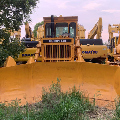 Construção mineira Bulldozer usado CAT D7G Controle hidráulico 202hp