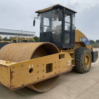 Compactação de estrada de rolos SEM 522 totalmente operacional com assentos ergonômicos