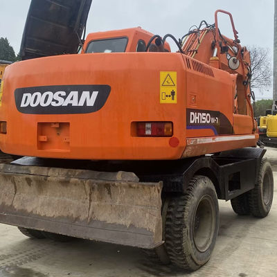 Edifício da cidade usado DOOSAN Excavadora Doosan 150w-7 de segunda mão Excavadora hidráulica