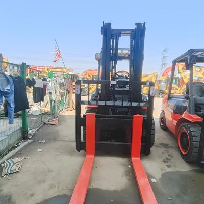 44kw Toyota em segunda mão caminhão elevador a diesel com capacidade de carga de 5 toneladas