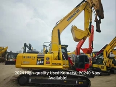Excavadora pesada Komatsu PC240 de segunda mão Excavadora de segunda mão